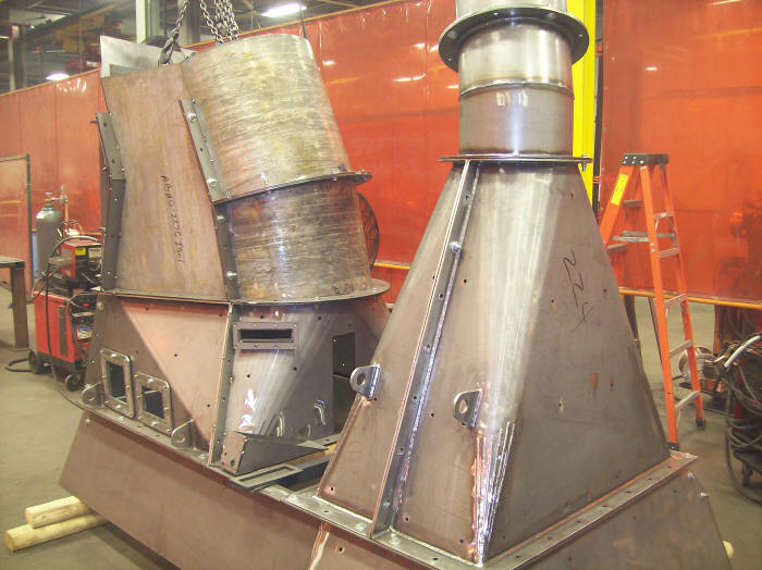 Specialty Welding & Fabricating Chute and Hopper Projects